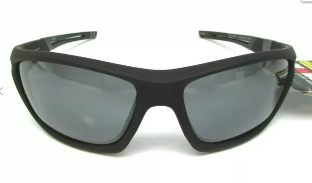 Foster Grant IronMan Polarized Black Sunglasses ZEAL 100% UV NEW
