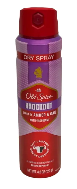Spray seco antitranspirante Old Spice Knockout 4,3 oz
