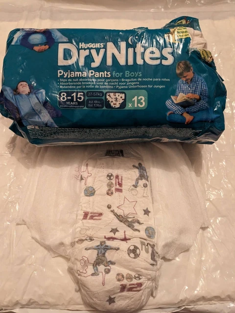 1 Pack ouvert Drynites Boy Diapers Couches alte vintage vtg abdl