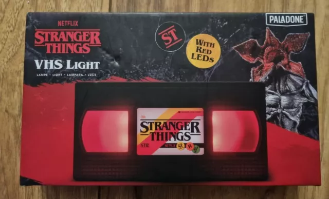 Paladone Stranger Things VHS Logo LED Light, Officially Licensed Merchandise