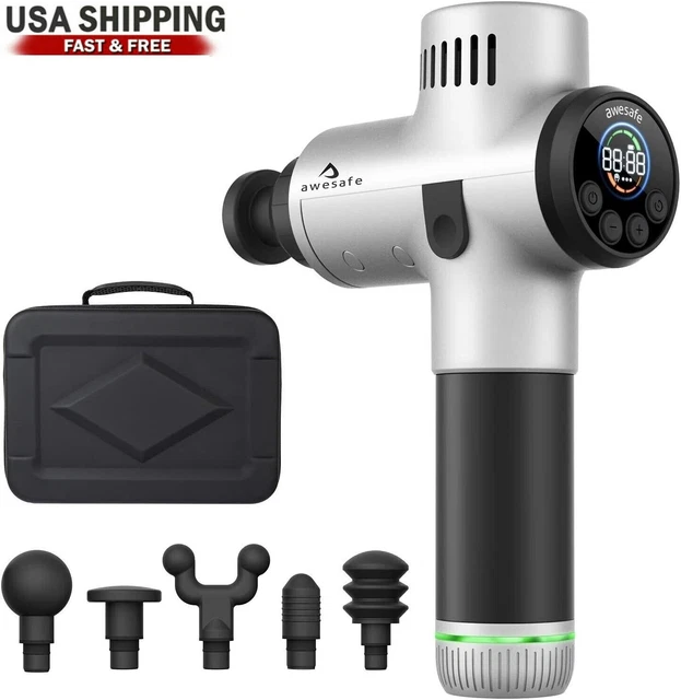 30 Speed Massage Gun Percussion Massager Deep Tissue Muscle Vibrating Relax Gift