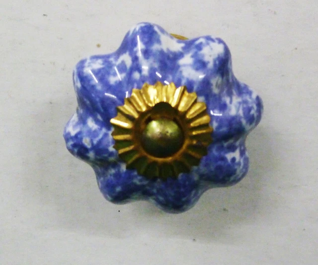 Boutons Porcelaine Céramique Artisanal Poignées Porte Tiroir Placard Armoire