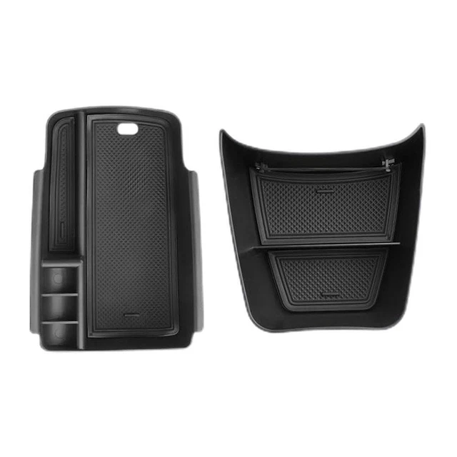 Set Di 4 Organizer Per Tesla Model 3 2024-2025: Portaoggetti Centrale, Bracciolo, Scatola Nascosta E Portabicchieri