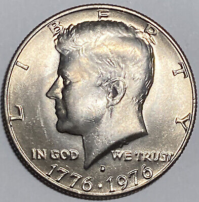 GEM BU 1776 1976-D Bicentennial Kennedy Half Dollar Denver Mint Save on Multiple