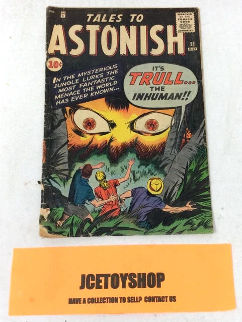 1961 Atlas Comics - Tales To Astonish 21 - 1St Prototype Hulk