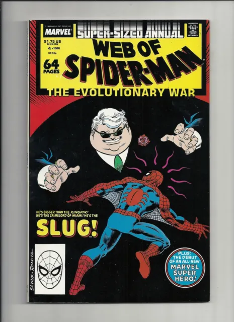 Web of Spiderman Annual  #4     NM-