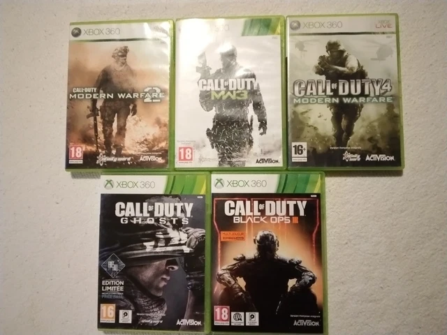 Lot De 6 Jeux De Tir Xbox 360 - Call Of Duty 3, Crysis 2, Medal Of Honor - Disques Seuls (loose) - PAL FR