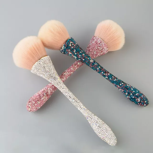 Diamond Handle Makeup Brush Small Waist Nail Art Dust Brush  Women