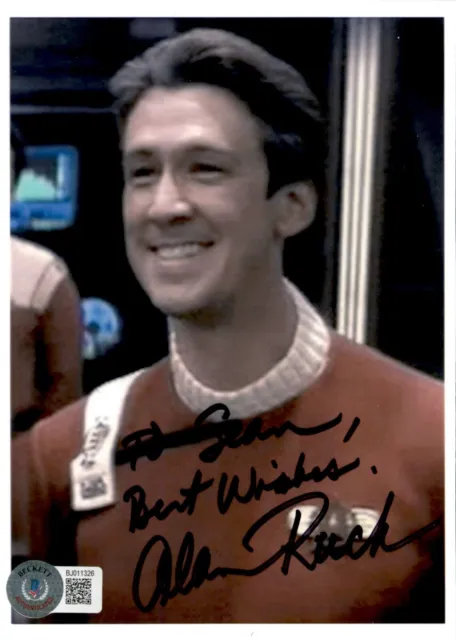 Alan Ruck Signed Star Trek Generations 5x7 Photo Beckett COA To Sean