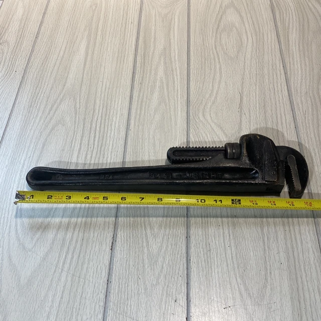 Vintage Wright 9451 18" Pipe Wrench Usa