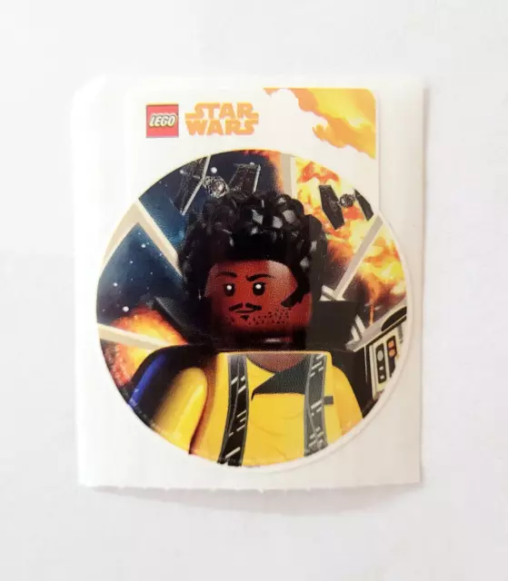 LEGO Star Wars Lando Calrissian Minifigure Sticker - Solo Donald Glover 2018 NEW