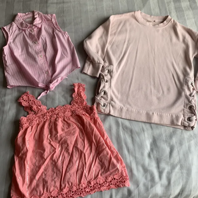 Girls mixed clothing bundle age 7 years. River Island and Next