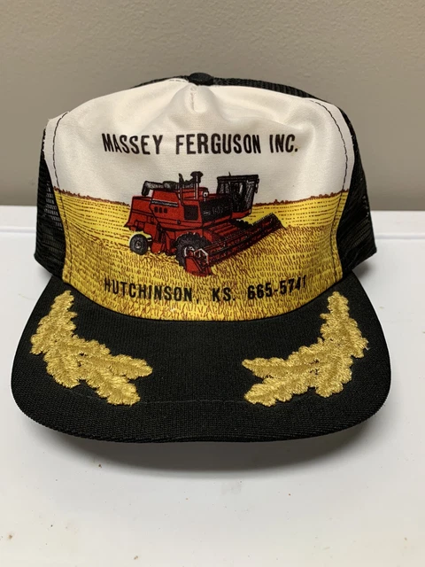 Vintage Ultra Rare Massey Ferguson Inc. Scrambled Eggs Trucker SnapBack Hat