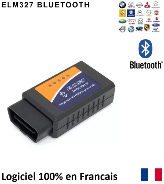 Scanner de diagnostic et outil de codage d'interface V-GATE WiFi /  Bluetooth OBD II / OBD2 pour toutes les marques incl. Audi Mercedes BMW VW