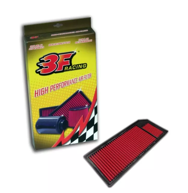 Filtre Sportif 3F RACING A Panneau pour Audi A3 Seat Leon Škoda Octavia VW Golf