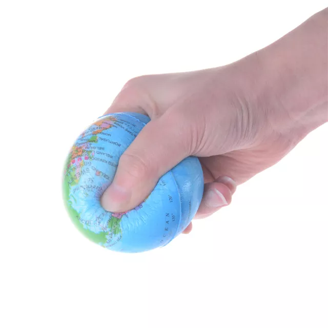 7.6CM Stress Relief World Map Foam Ball TOY Palm Ball Planet Earth Ball MAZYH5 3