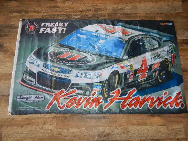 2015 Official NASCAR Kevin Harvick #4 Chevrolet Racing 5 ft WinCraft Banner RARE