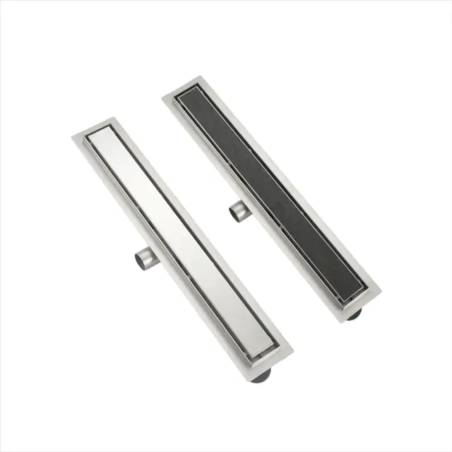Linear Shower Drain 2 In 1 Stainless Steel Channel Wetroom Bathroom Gully