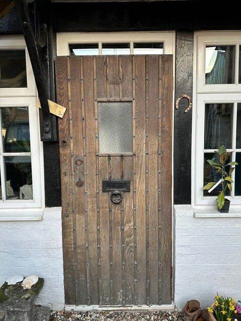 Large Reclaimed Jacobean Oak Door