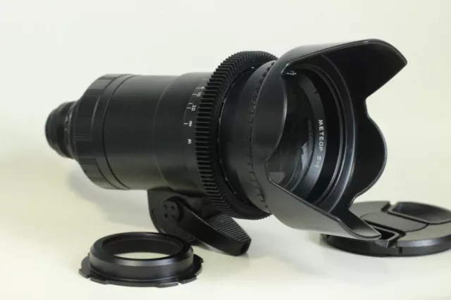 Meteor 5-1 f/1.9 17-69mm Super 16 Soviet zoom Arri Red One BMPCC cine / PL mount