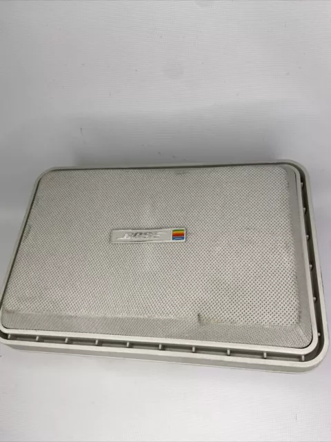 1988 BOSE x Macintosh Roommate Stereo Powered Speaker Apple Rainbow Vintage
