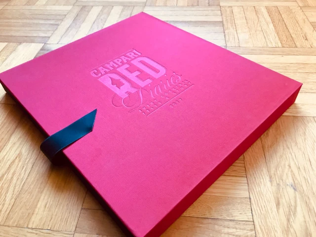 Campari RED DIARIES 2017 Book Aperitivo Italy Bar Limited edition NEW