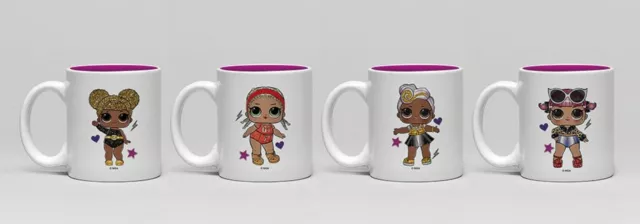 LOL Surprise Espresso Mini Becher Set Glitzer Squad Keramik verpackt Neu Offiziell