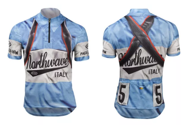 Maglia/Maglietta m/c NORTHWAVE Mod.HERITAGE Col.Light Blue