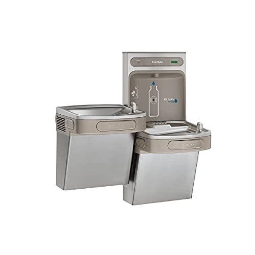 Elkay EZH2O Bottle Filling Station & Versatile Bi-Level ADA Cooler, Filtered ...