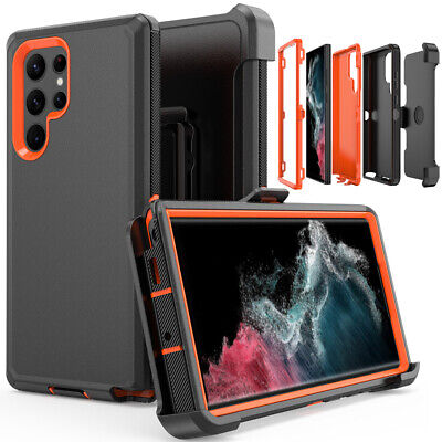 For Samsung Galaxy S22/S22 Plus/S22 Ultra Case+Belt Clip Fits Otterbox Defender