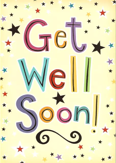 Get Well Soon Greeting Card Various Designs FREE UK POST Well Wishes Flowers