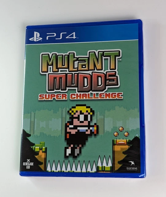 Mutant Mudds Super Challenge PS4 Game Brand New Sealed Limited Run #56