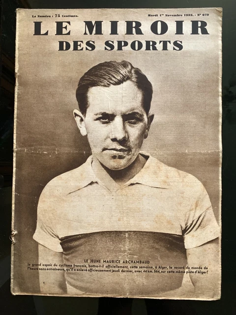 Le Miroir Des Sports N°564 - 14/10/1930 - Football Bilbao / Racing Club
