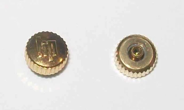 Lot De Pièces Pour Montre LIP Calibre R23 : 1 Couronne Siglée + 2 Tiges De Remontoir - Neuf