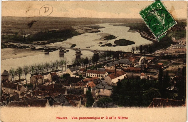 CPA NEVERS - Panoramic View Ne3 et la Nievre (420810)