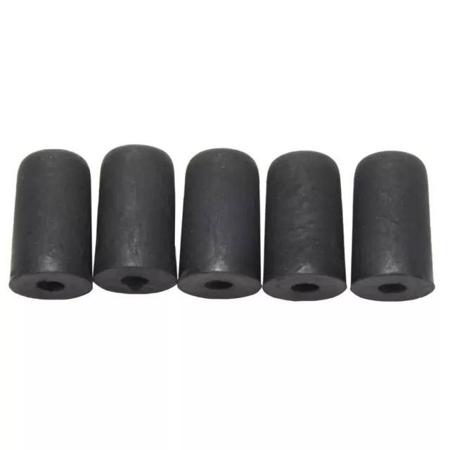 5 Pcs  Endpin Tip Protector Rubber  tail pin case Tip  Protector Non-Slip7896