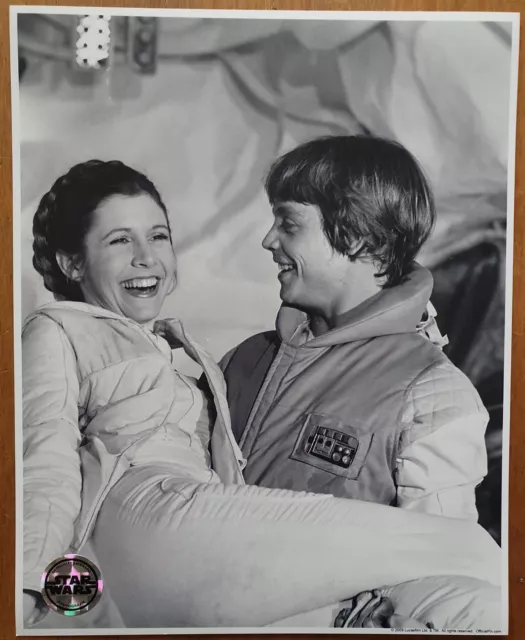 Star Wars Empire Leia Luke Skywalker Mark Hamill Carrie Hoth Official Pix Photo