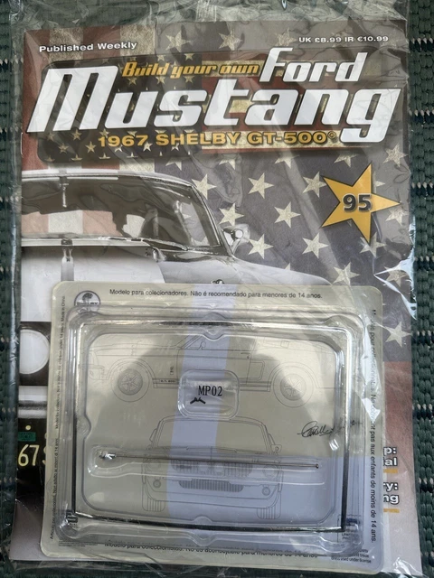 De Agostini - Ford Mustang Shelby GT-500 Del 1967 In Scala 1:8 (Edizione 97, Nuova)