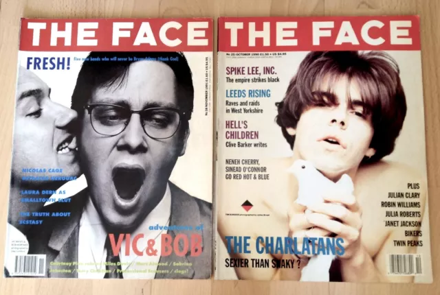 The Face Magazine, Oct 90, Nov 91, Mortimer And Reeves, Tim Burgess, Charlatans