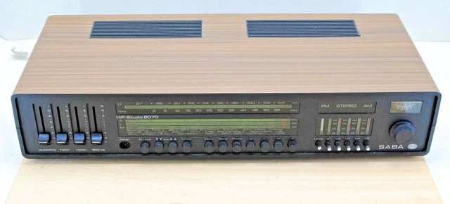 Ampli amplificateur receiver SABA HIFI STUDIO 8070 pour pièces ou décoration
