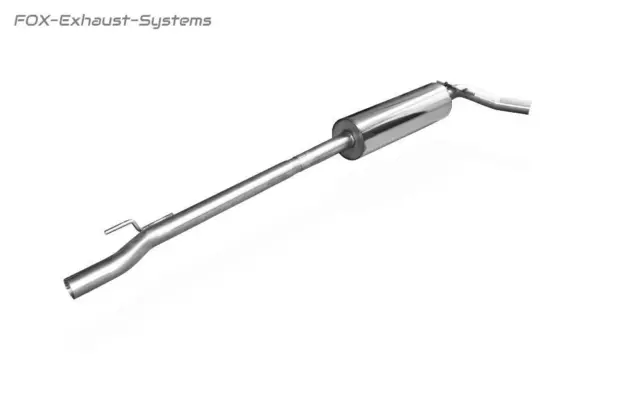 Edelstahl Vorschalldämpfer Skoda Rapid inkl. Spaceback 2
