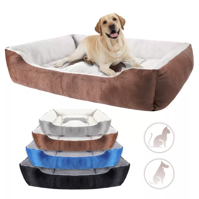 Orthopedic Pet Calming Bed Soft Warm Cat Dog Nest House Small Large Washable Mat