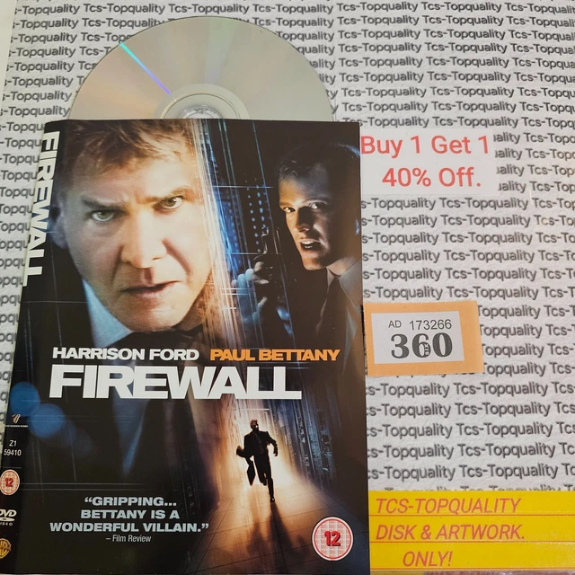 FIREWALL DVD DISC and artwork only. Save £s. Eco. £2.09 - PicClick UK