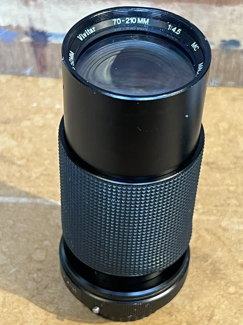 Vivitar  MC 70-210mm f 4.5 Macro Focusing Zoom Lens Pentax PK Mount