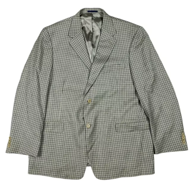 DANIEL CREMIEUX LORO Piana Suit Sport Jacket Blazer Coat Gray Plaid ...