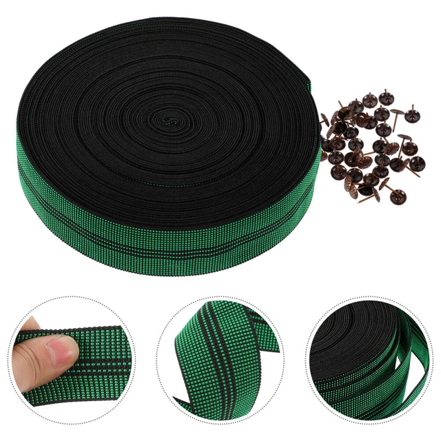 1 Set of Nylon Webbing Elastic Webbing Roll Nylon Sofa Webbing for Furniture