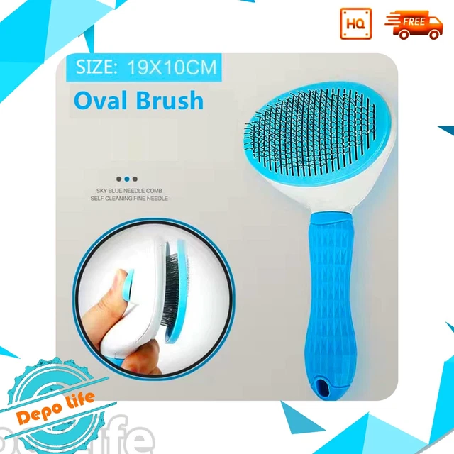 Self Cleaning Dog Cat Slicker Brush Grooming Undercoat Comb Tool PET Hair Care