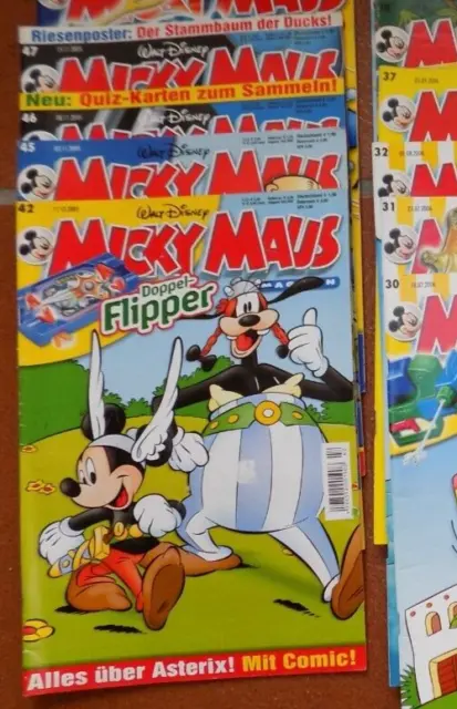 Micky Maus Comic Walt Disney Heft 42, 45, 46, 47 v. 2005