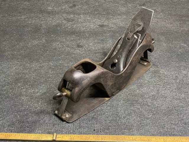 STANLEY No 13 TYPE 2 1871-1878 BAILEY’S PAT. PRE-LATERAL CIRCULAR COMPASS PLANE