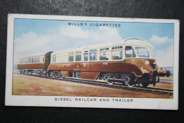 GREAT WESTERN RAILWAY Diesel Triebwagen Original 1930er Jahre Vintage Karte ED03